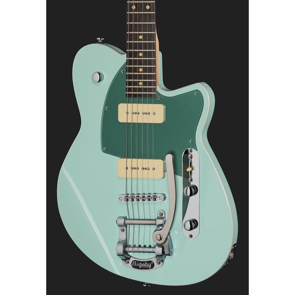 Reverend Charger 290 Bigsby Chron. Blue