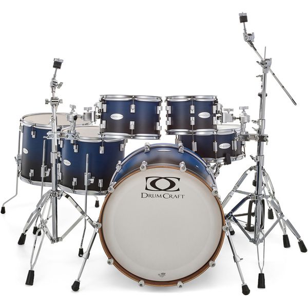 DrumCraft Series 6 2up 2down Blue Fade