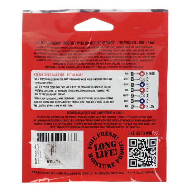 Rotosound Roto Reds R11-7