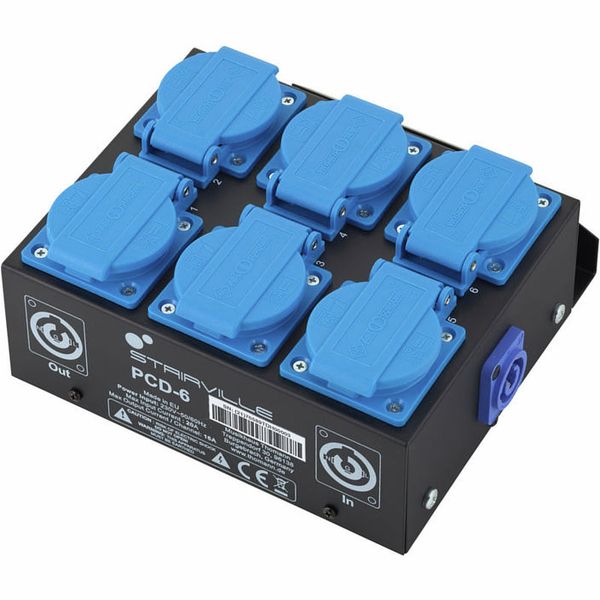 Stairville PCD-6 Power Distributor Bundle