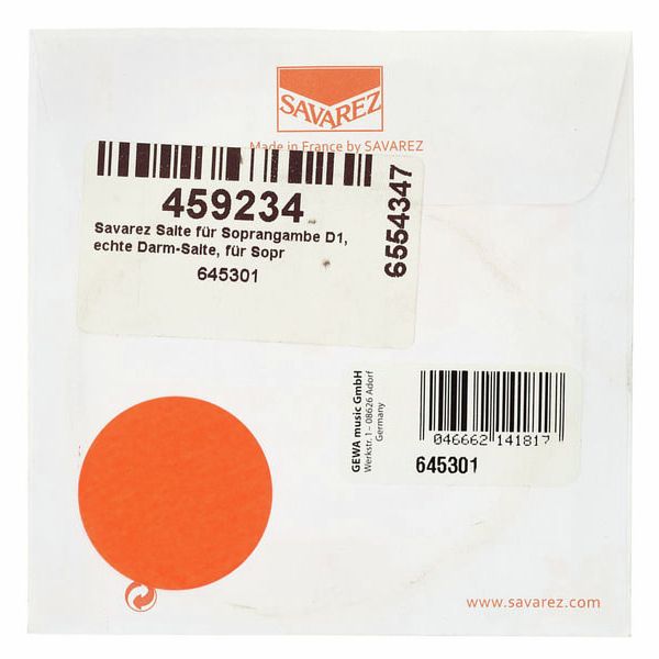 Savarez Treble Viola da Gamba D1