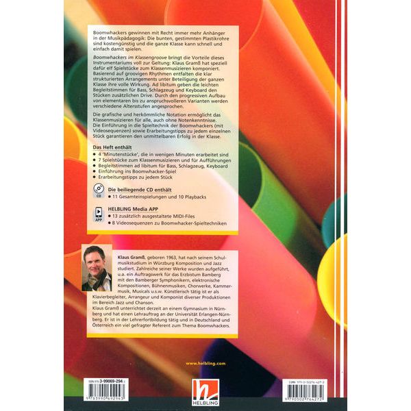 Helbling Verlag Boomwhackers im Klassengroove