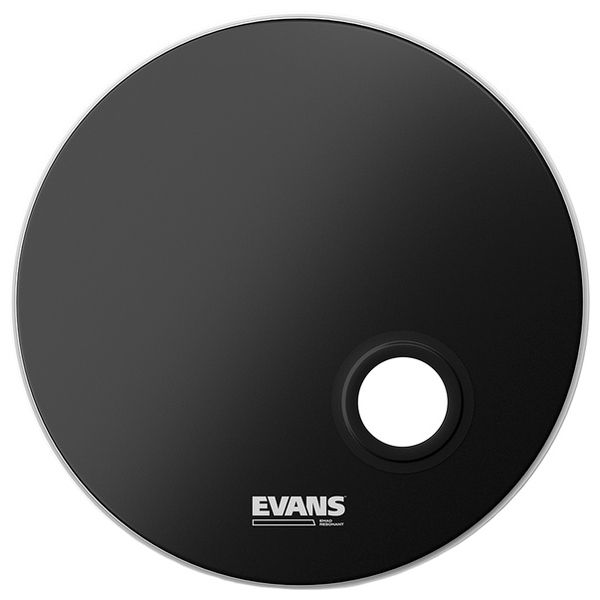 Evans 22" E-Mad Reso Bass Drum BK