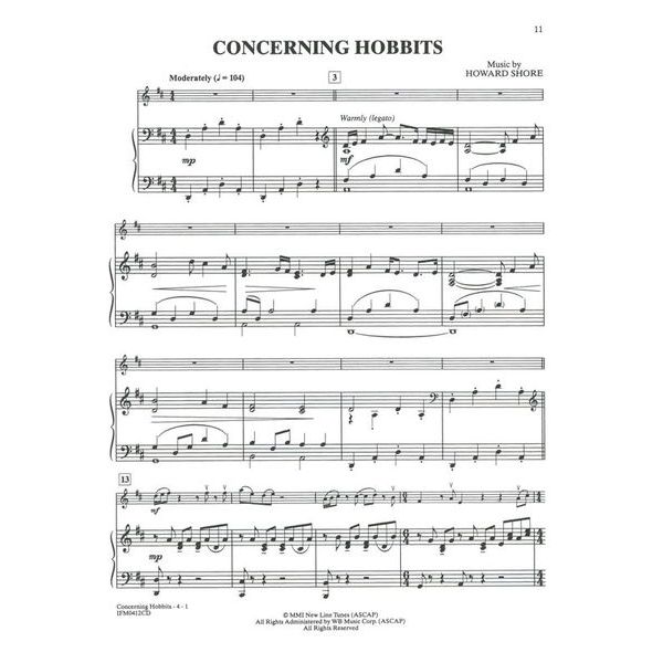 Alfred Music Publishing Lord Of The Rings 1-3 Violin