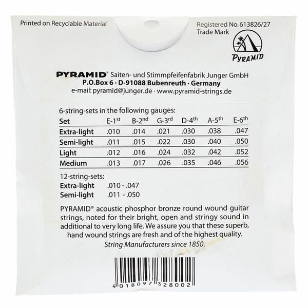 Pyramid Acoustic Strings 013-056
