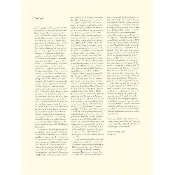 Henle Verlag Liszt Zweites Petrarca-Sonett