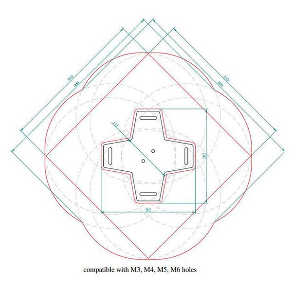 Euromet Arakno Projector Mount Wh
