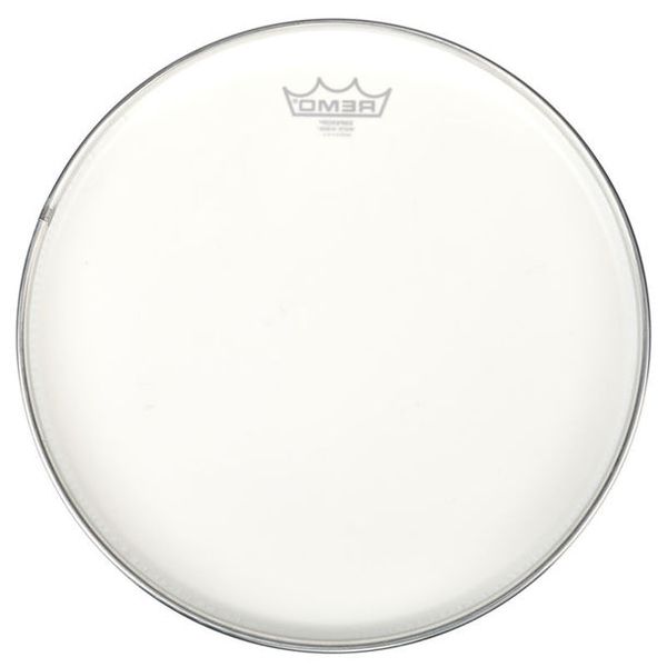 Remo 13" Emperor White Suede