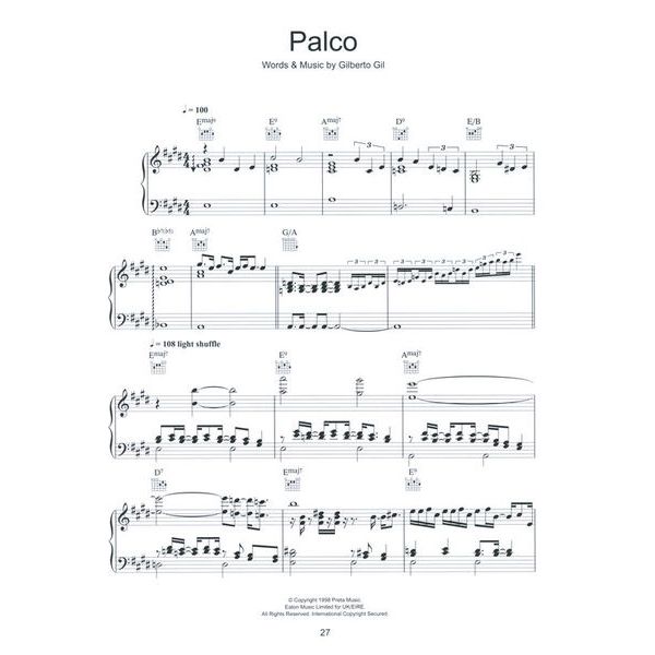 Wise Publications Samba Original Soundtrack