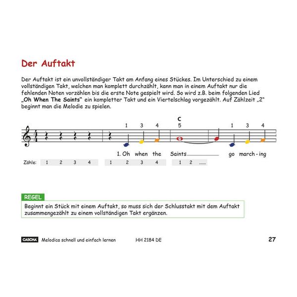 Cascha Melodica schnell und einfach