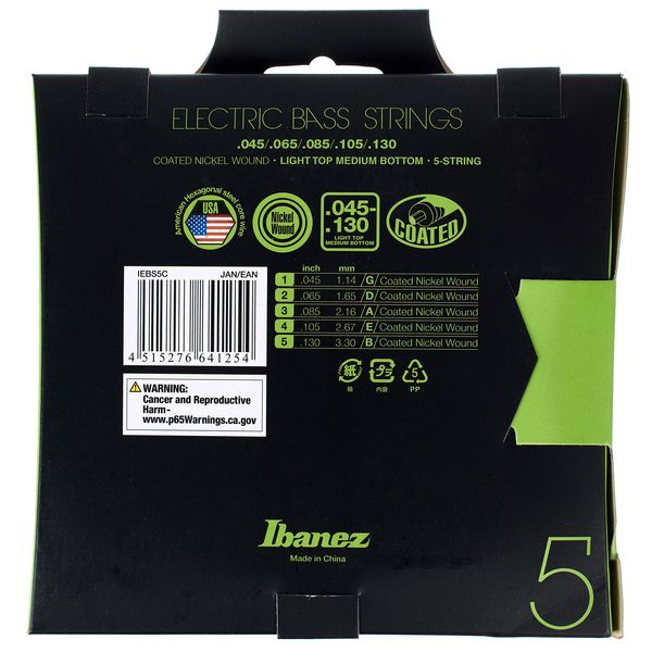 Ibanez IEBS5C E-Bass String Set 045