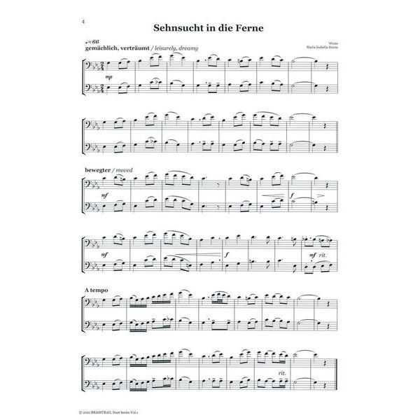 Brasstrail Duet Series 1 Bass Clef