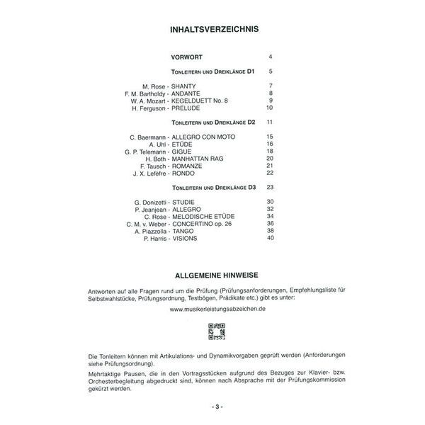 Musikverlag Heinlein Praxis Klarinette