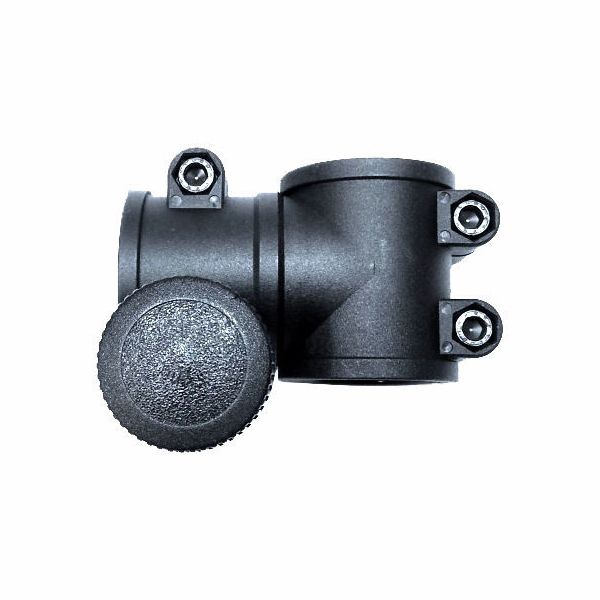 Jaspers T-Fitting w.Handwheel two-part