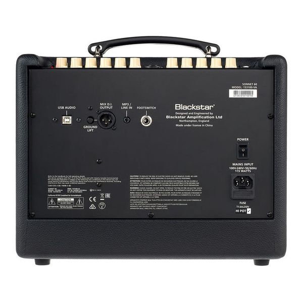 Blackstar Sonnet 60 BK