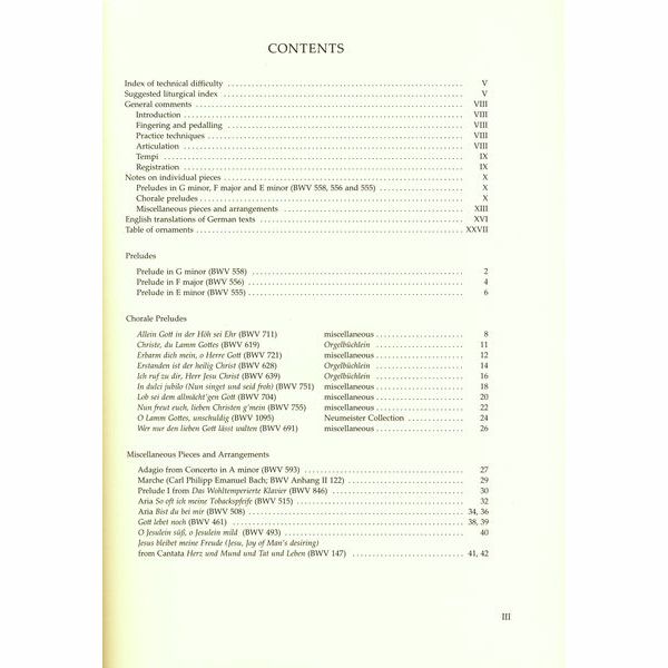 Brenreiter An Easy Bach Organ Album