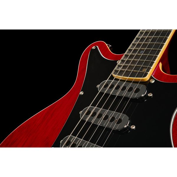 Harley Benton BM-75 Trans Red Deluxe Series
