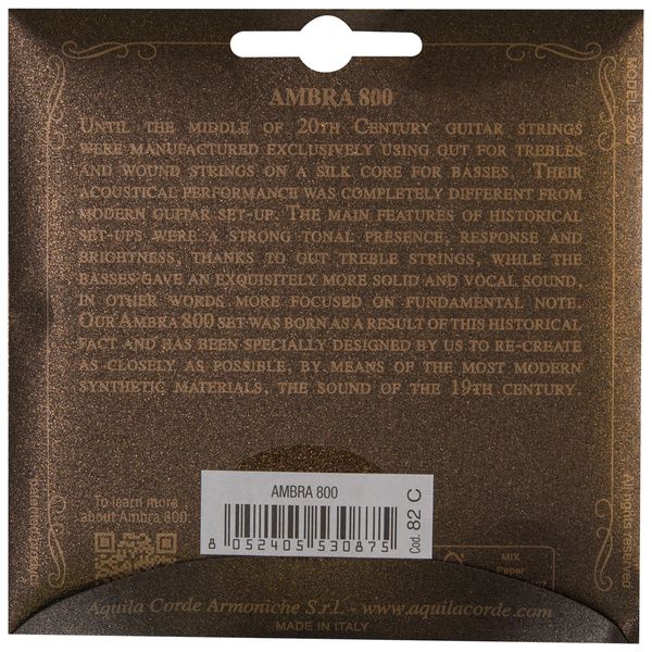 Aquila Ambra 800 Nylgut Class. Guitar