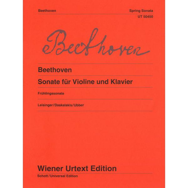 Wiener Urtext Edition Beethoven Sonate Violin