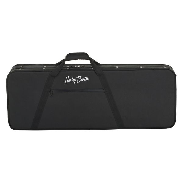 Harley Benton Amarok 7 LH BKNT Flame w/Case