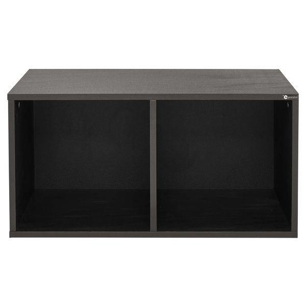 Fun Generation Vinyl Shelf Two Black