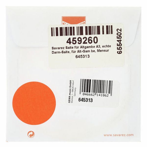 Savarez Alto Viola Da Gamba A3