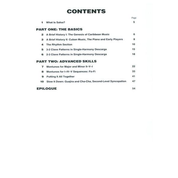 Hal Leonard Salsa Piano