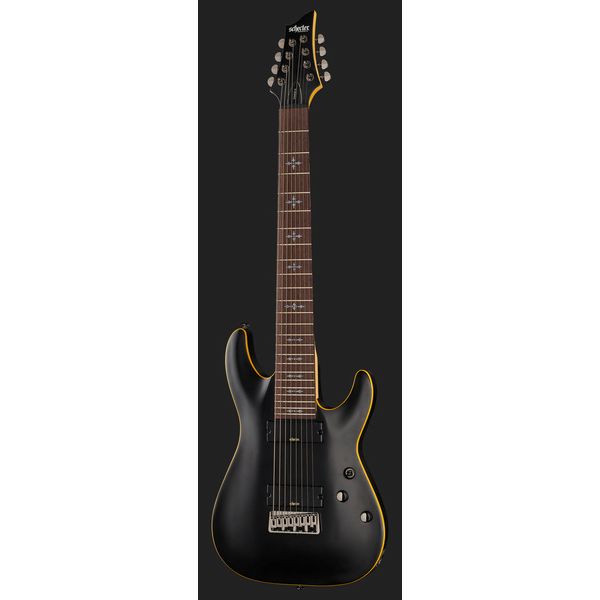 Schecter Demon-8 Aged Black Satin