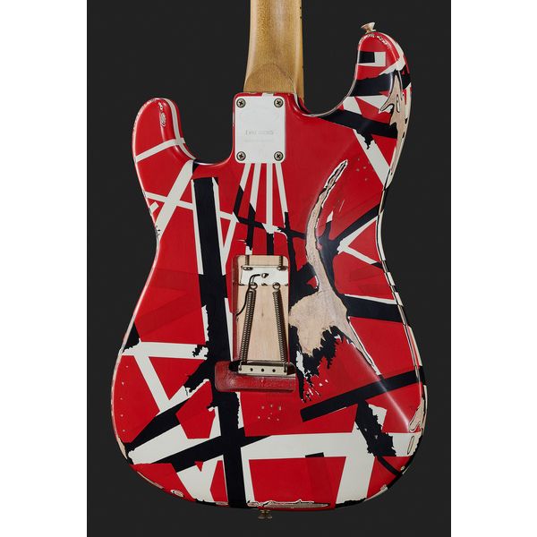 Evh Frankie Striped MN Relic R/W/B