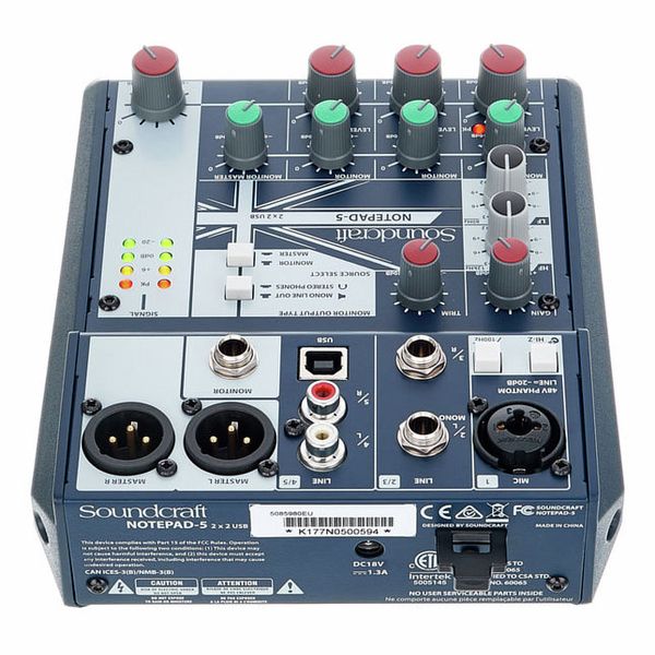 Soundcraft Notepad-5