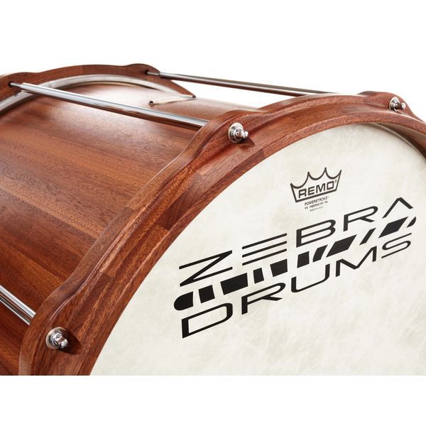 Zebra Drums 2up 2down Mahogany Set