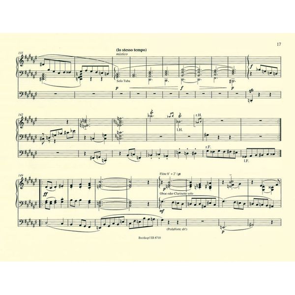 Breitkopf & Hrtel Karg-Elert Sinfonie for Orgel