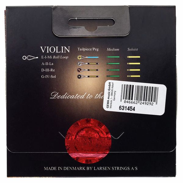 Larsen Il Cannone Violin Strings Med