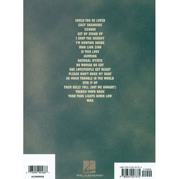 Hal Leonard Bob Marley Bass Collection