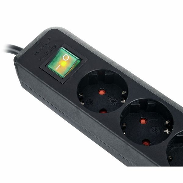 Brennenstuhl Eco-L 10 Way Split Sw 3m BK