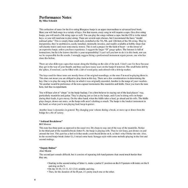 Hal Leonard Banjo Play-Along Bluegrass