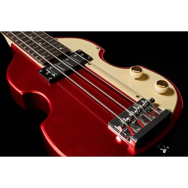 H&ouml;fner Shorty Violin Bass CT Red