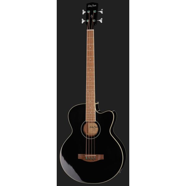 Harley Benton B-30BK Acoustic Bass Bundle