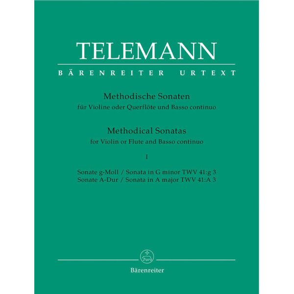 Brenreiter Telemann Methodische Sonaten