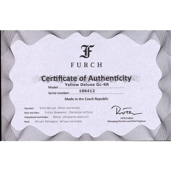 Furch Yellow Deluxe Gc-SR a