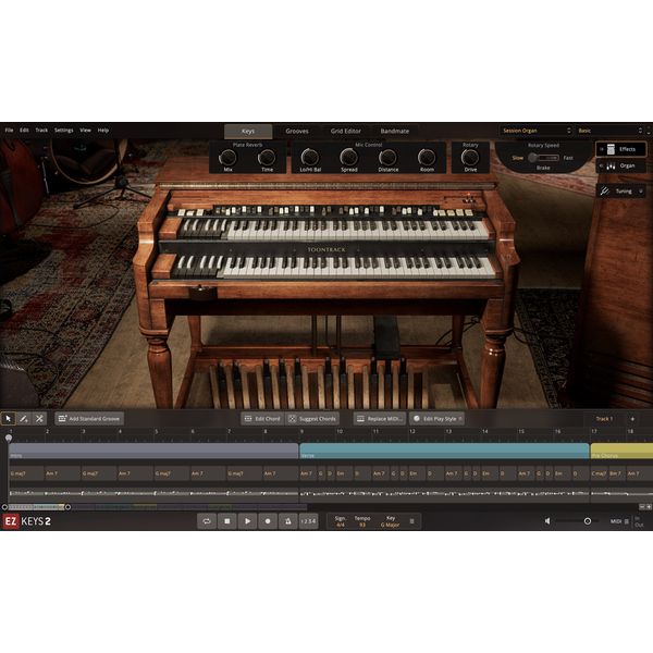 Toontrack EKX Session Organ
