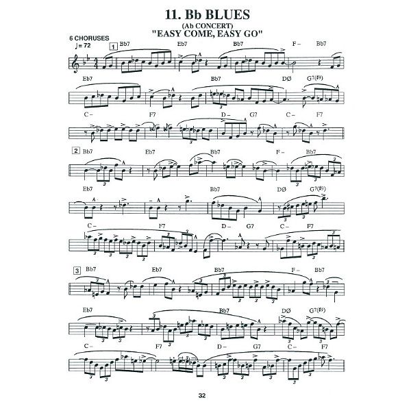 Jamey Aebersold Niehaus Plays The Blues Bb