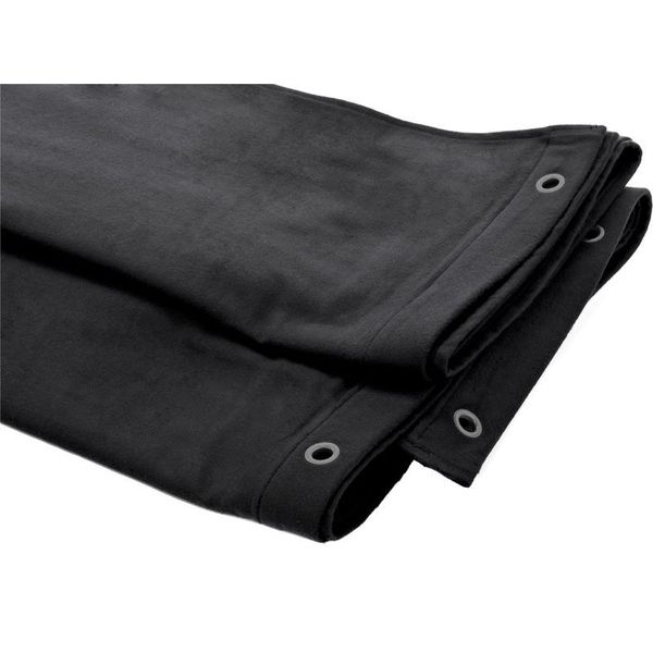 Stairville Curtain 300g/m 3.0x5.0m Bk