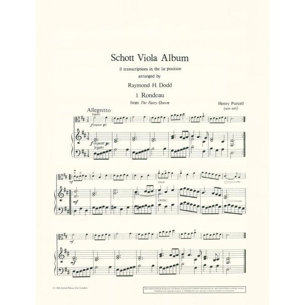 Schott Viola Album