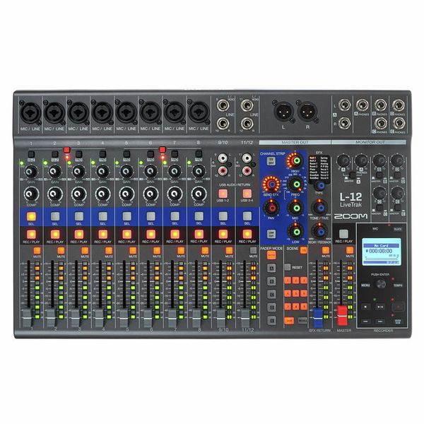 Zoom LiveTrak L-12 Card Bundle