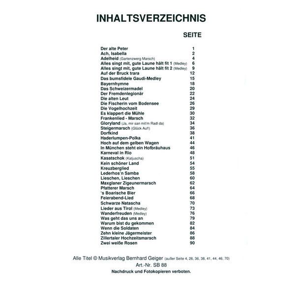 Musikverlag Geiger Wirtshaussingen 2