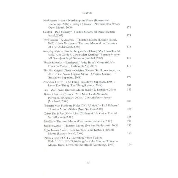 Omnibus Press Thurston Moore We Sing A New