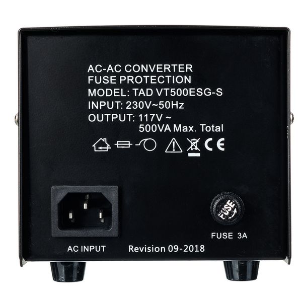 TAD Transformer 230/115V 500VA