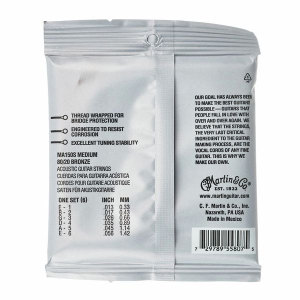 Martin Guitar MA-150S Authentic Silked Set