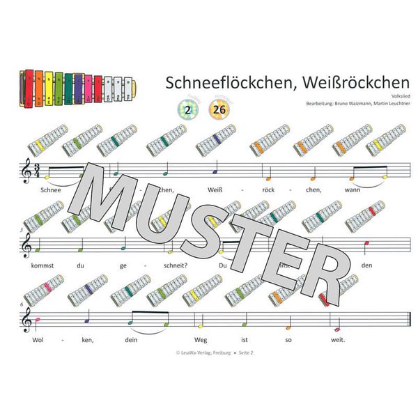 LeuWa-Verlag 24 Weihnachtslieder Sonor BWG